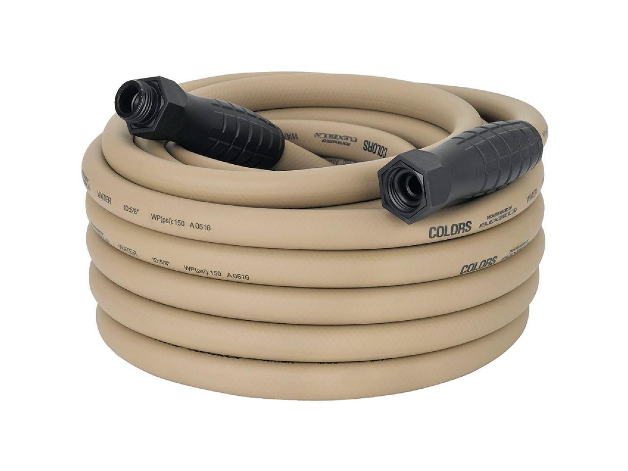 Flexzilla Colors 50 Foot Garden Water Hose w/ SwivelGrip Connection