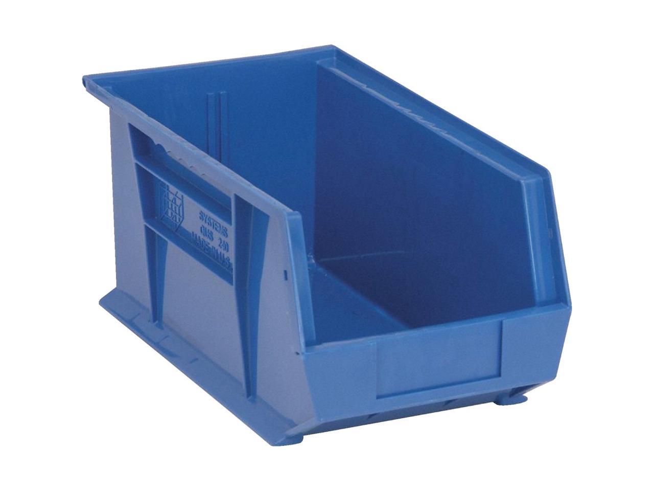 Quantum Storage Large Blue Stackable Parts Bin RQUS240BL-UPC - Newegg.com