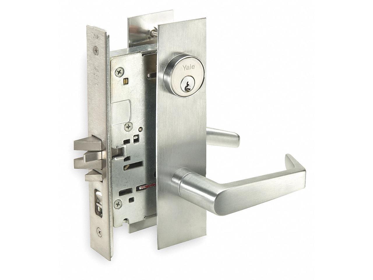Yale Lever Lockset Mechanical Entrance Grd 2 Au5307ln 626 for sale online 