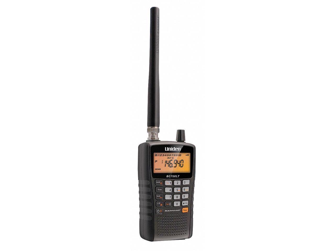 Uniden Bearcat BC75XLT Compact Handheld Scanner w/ Rechargeable