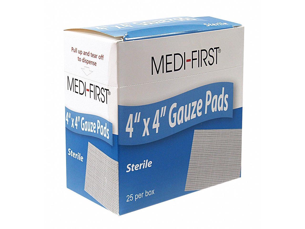 Medique Gauze Pad Sterile Ply Cotton Pk Newegg Com