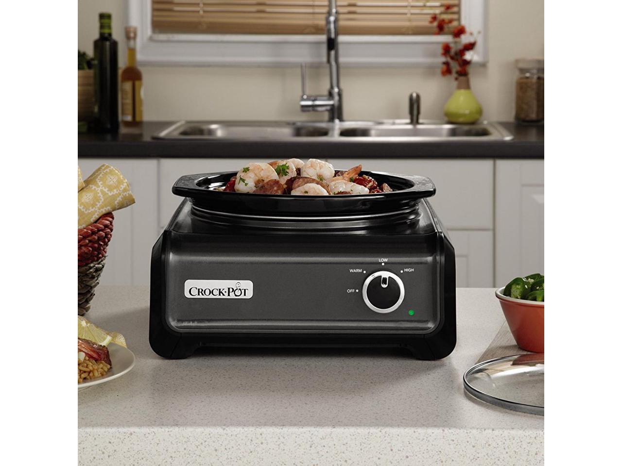 CrockPot Hook Up 2Quart Connectable Entertaining Slow Cooker System