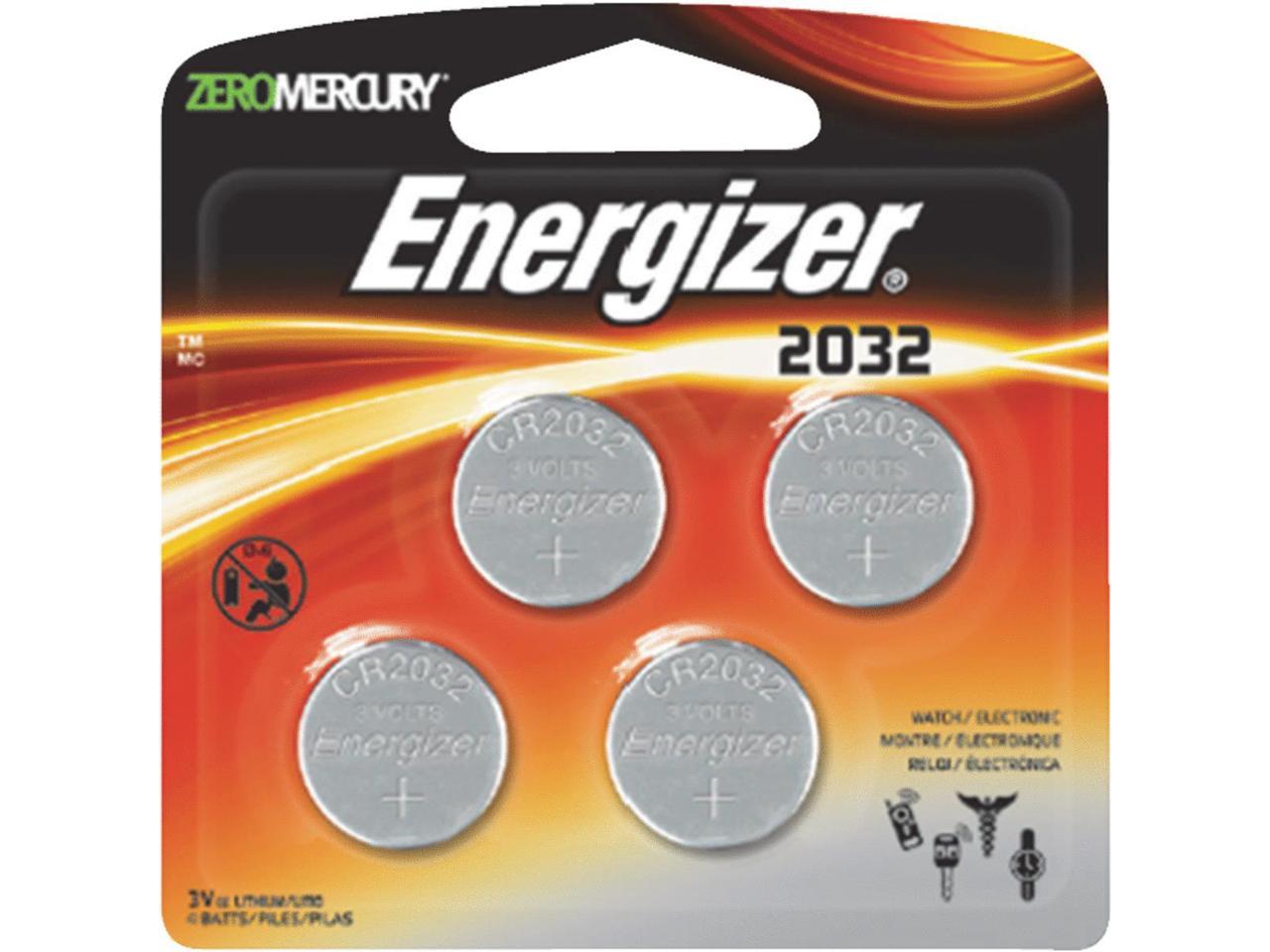 Energizer 3V Lithium 4Pk Battery 2032BP-4 Unit: CARD - Newegg.com