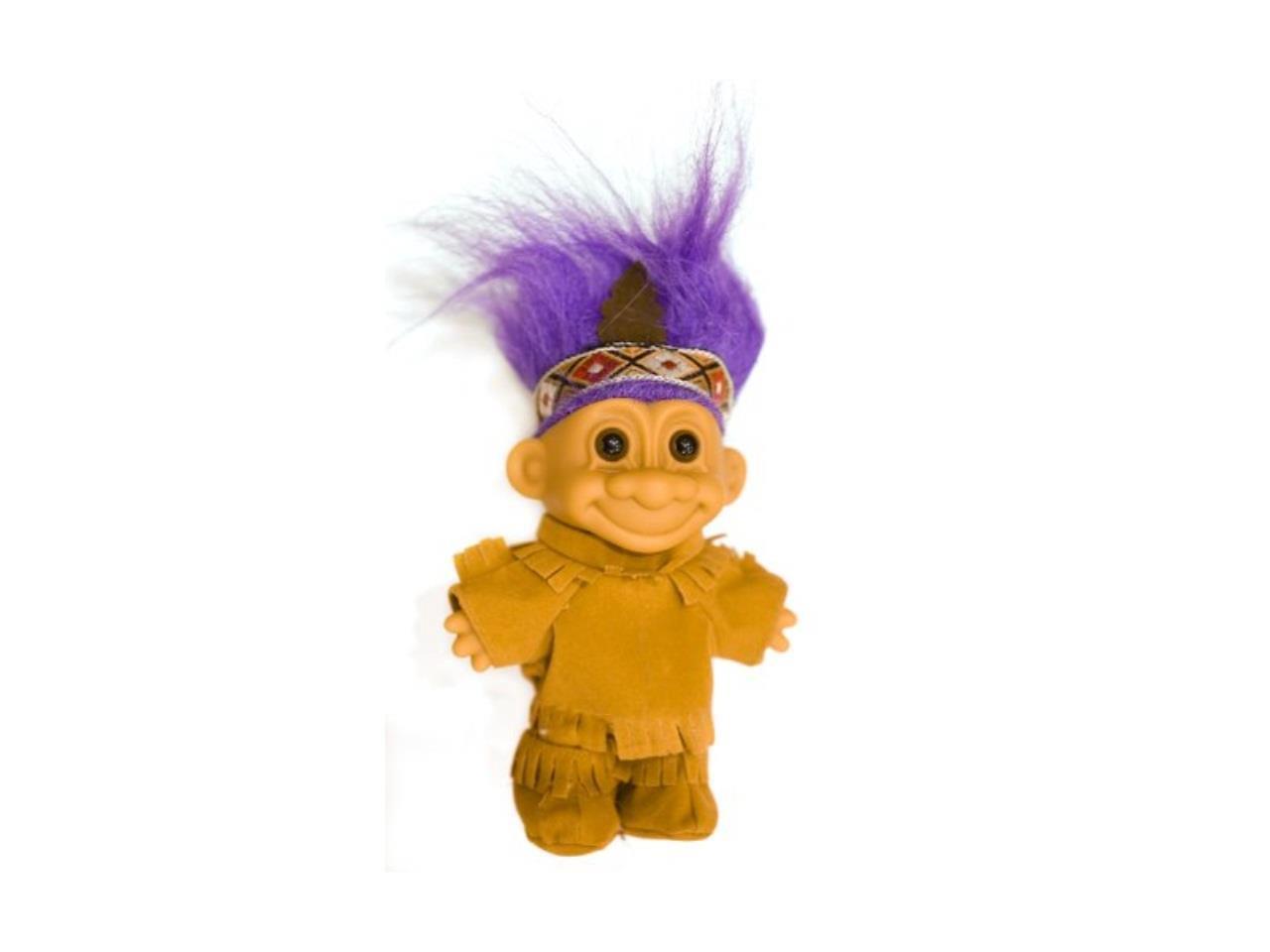 purple troll doll