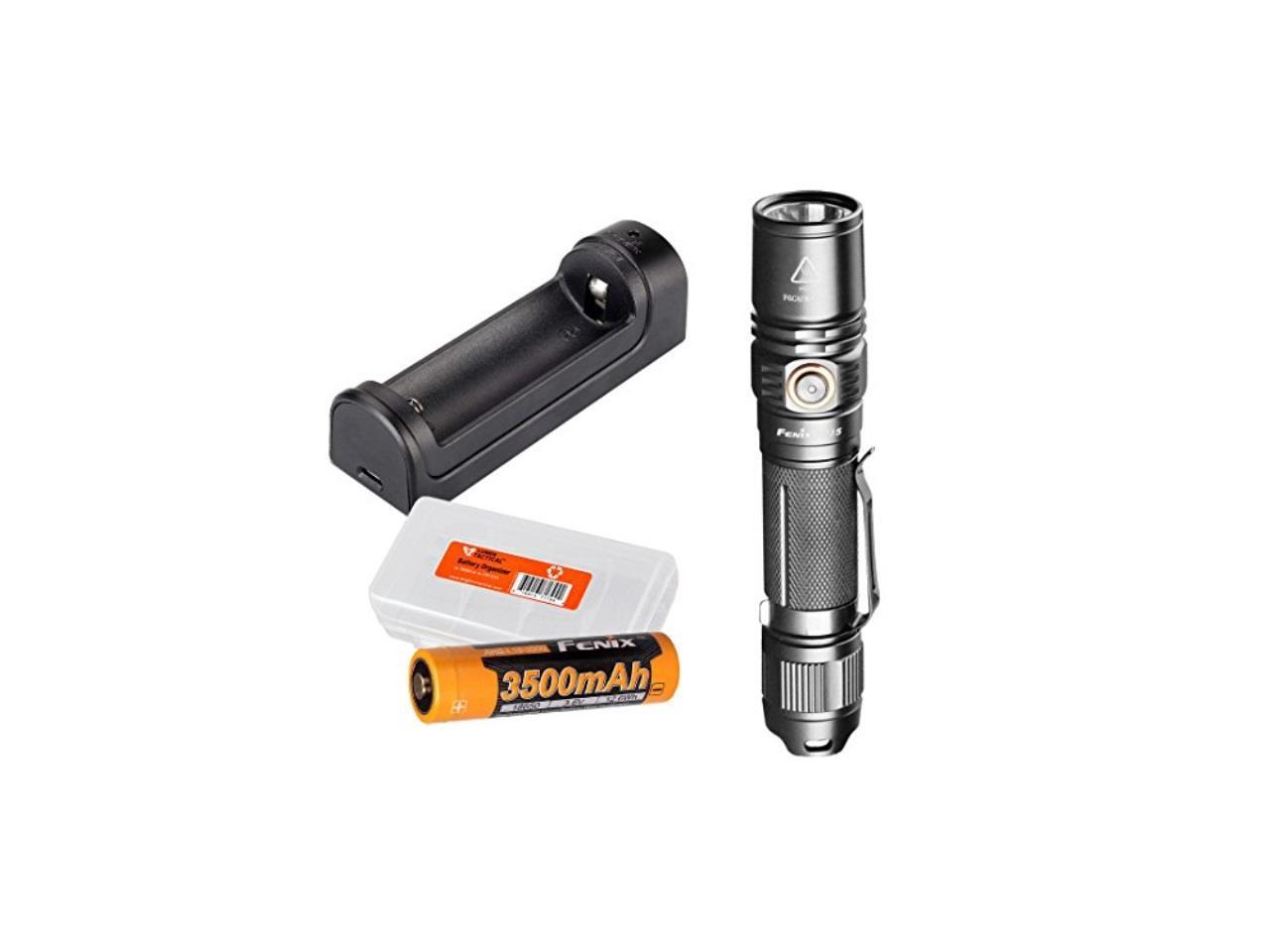 Fenix PD35 V2.0 2018 Upgrade 1000 Lumen Flashlight w/ USB Rechargeable Battery
