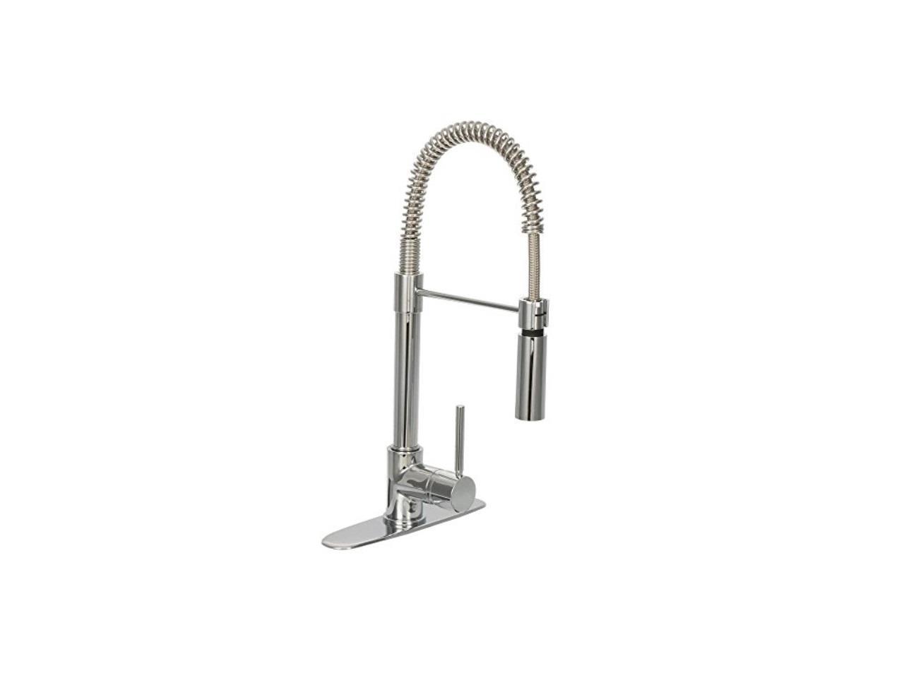 Glacier Bay Series 400 Singlehandle Pulldown Sprayer Kitchen Faucet In Chrome Neweggcom