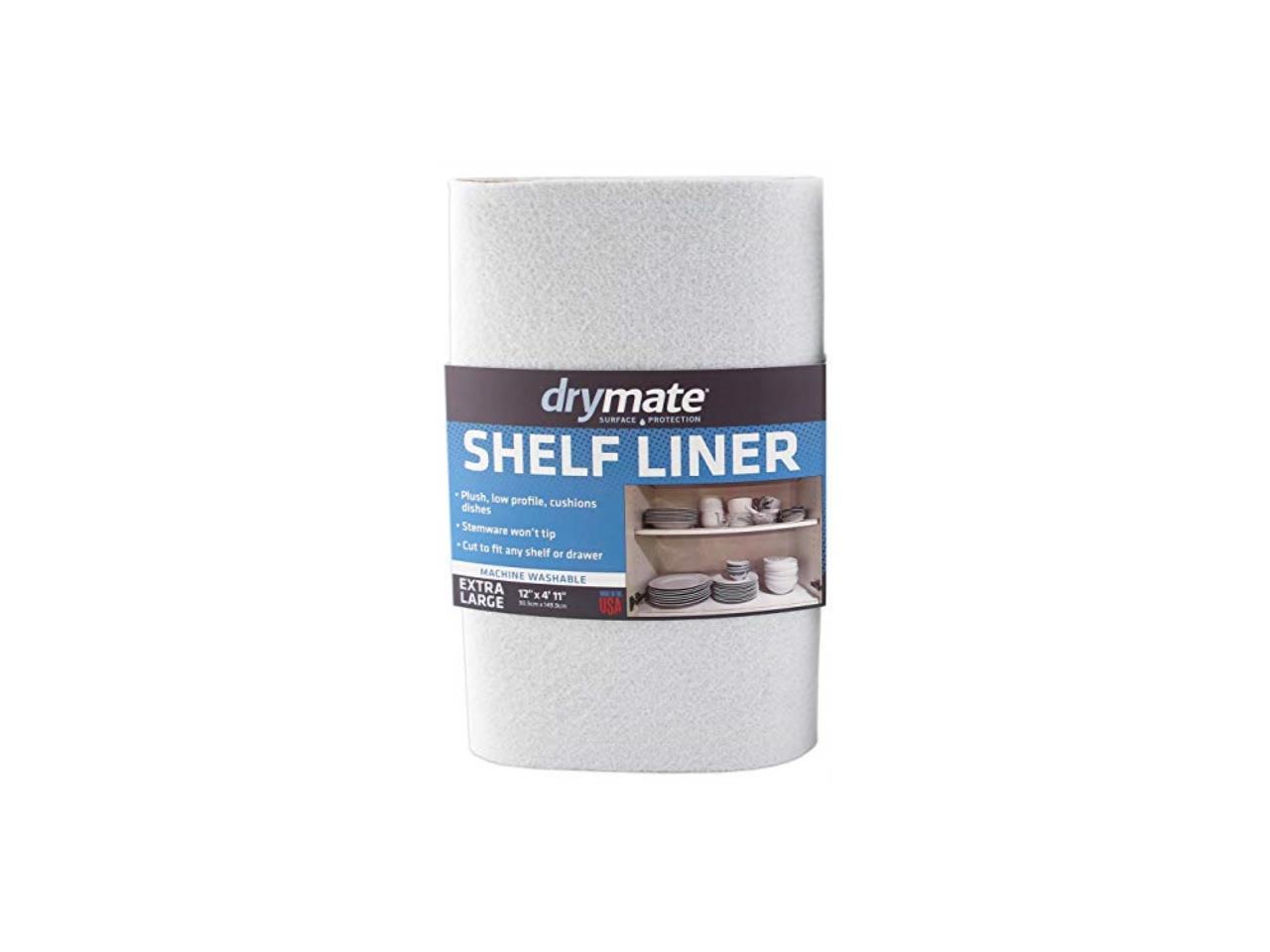 Details about   Drymate Premium Shelf Liners Drawer Liner Set of 2  12”x4’ 11” White SLW1259P 