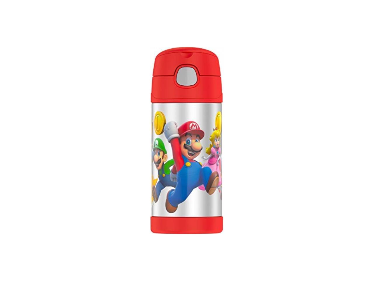 thermos f4019mbg6 super mario brothers funtainer 12 ounce bottle