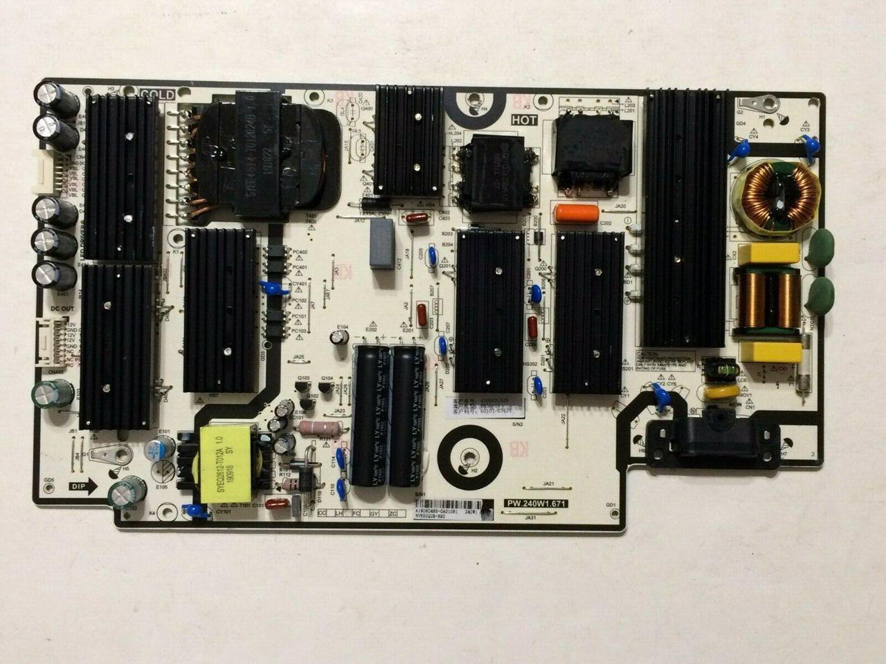 VIZIO M656G4 POWER SUPPLY BOARD PW.240W1.671