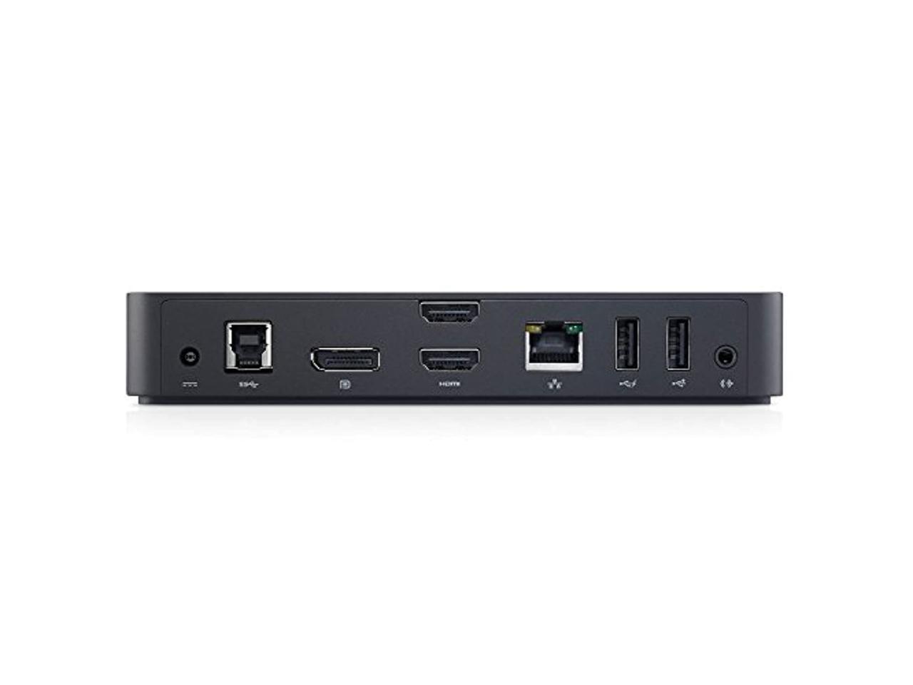 Dell usb 3 0 ultra hd 4k triple display docking station d3100 black