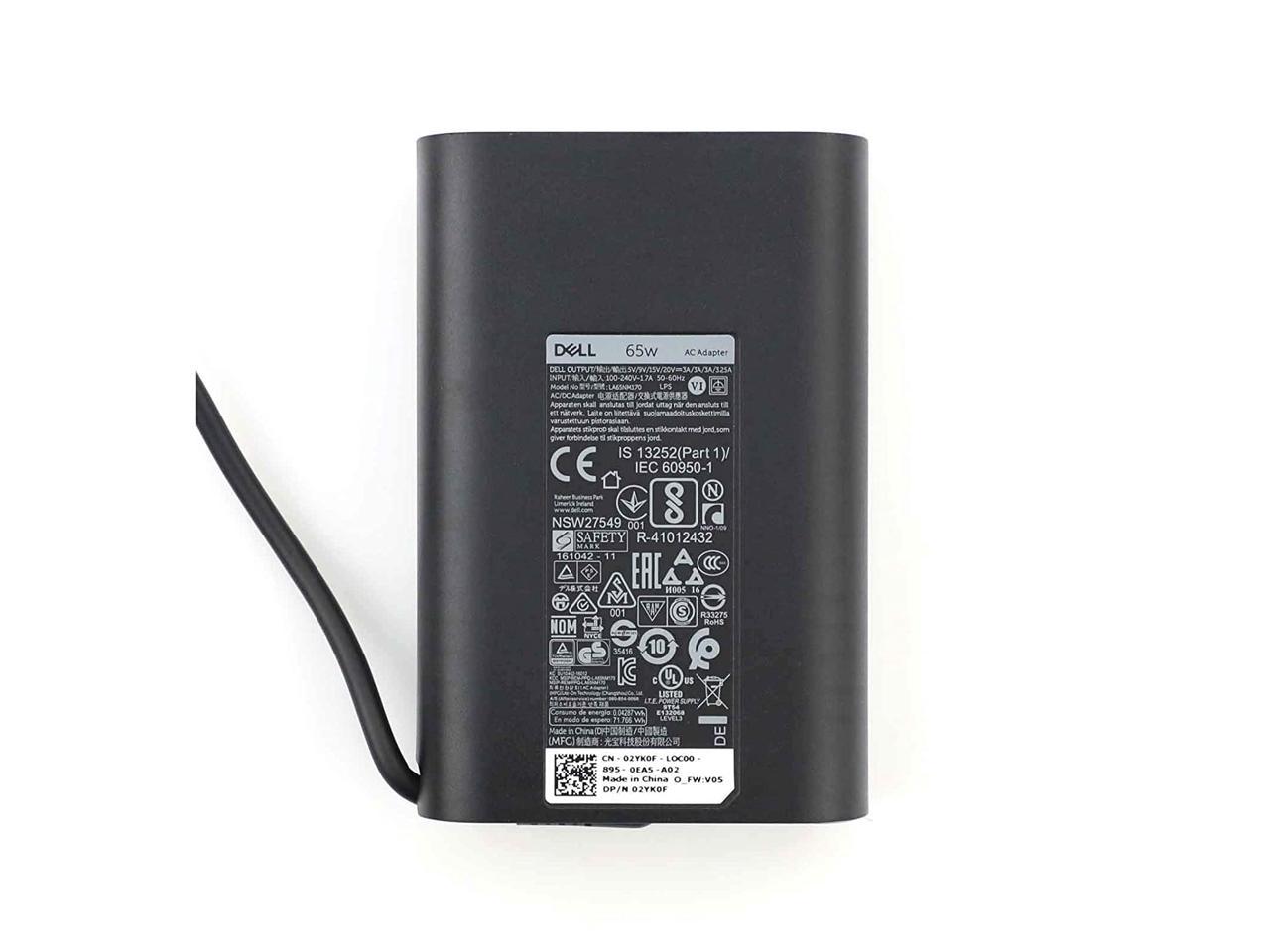 New Dell Laptop Charger 65wwatt Ac Power Adapter With Type Cusb Cusbc Tip Include Power 8748