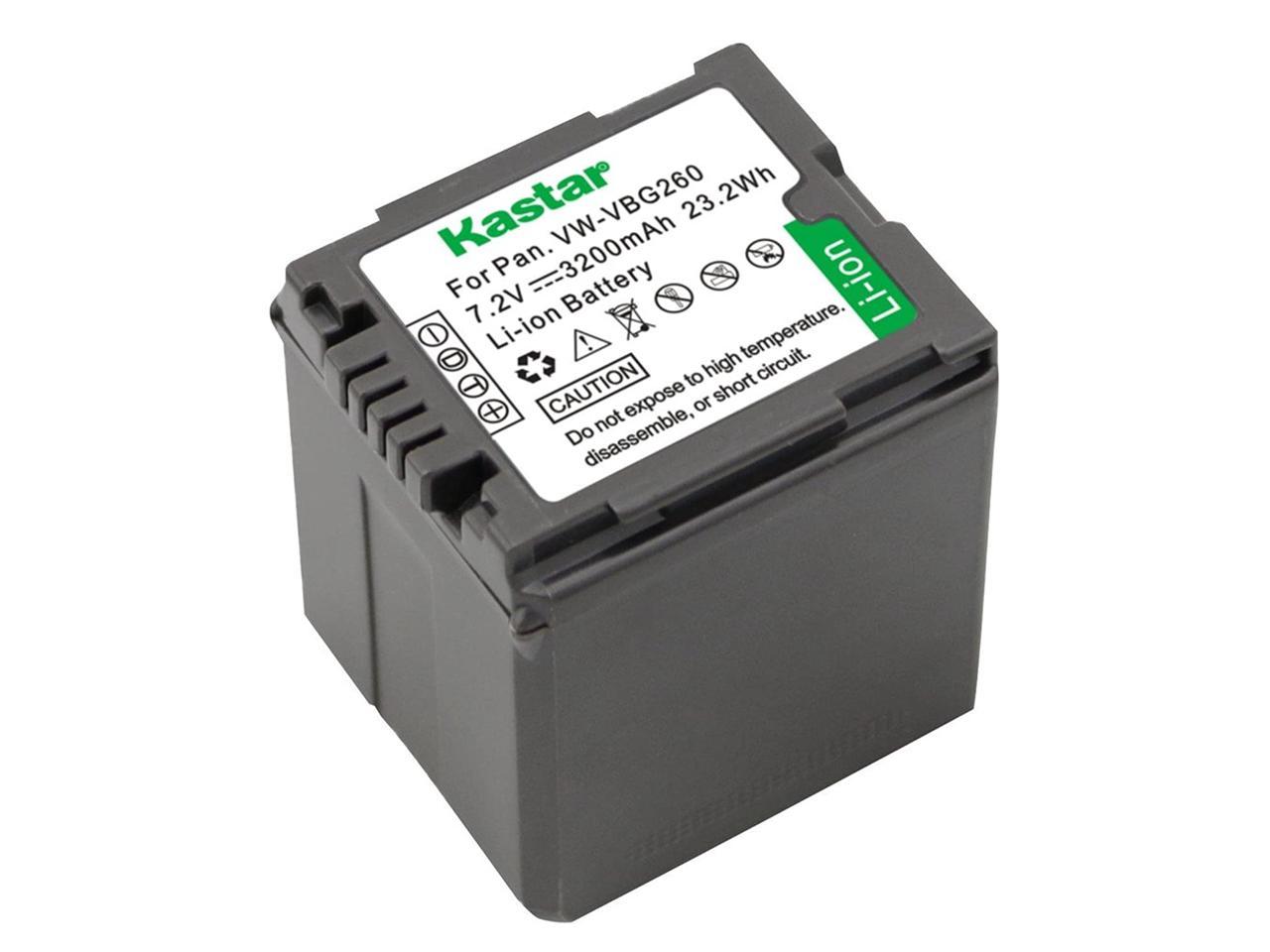 Kastar Vw Vbg260 Battery 2 Pack For Panasonic Ag Ac7 Ag Af100 Ag Hmc40 Ag Hmc80 Ag Hmc150 2935