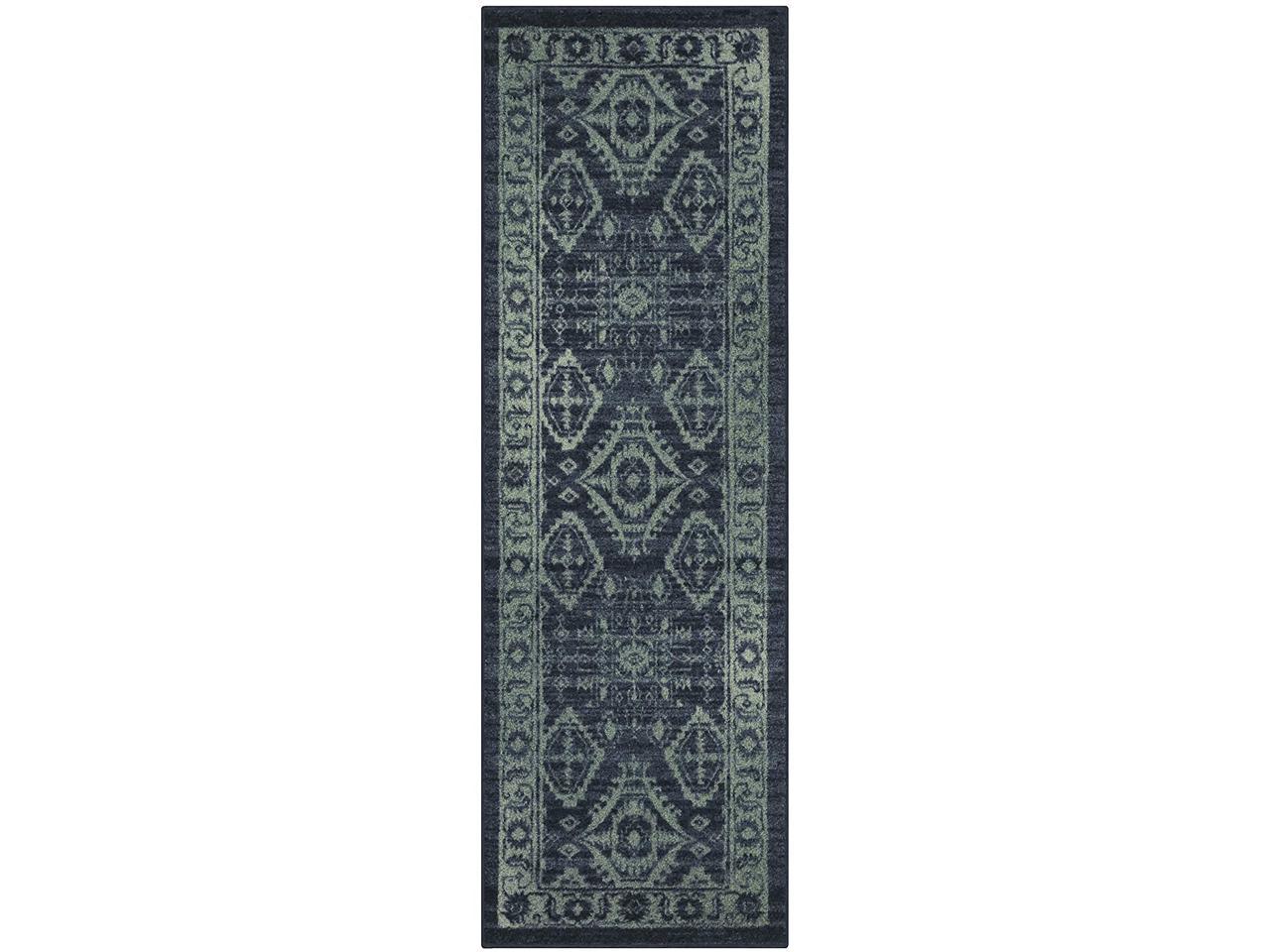 Made Details about   Maples Rugs Georgina Traditional Runner Rug Non Slip Hallway Entry Carpet 
