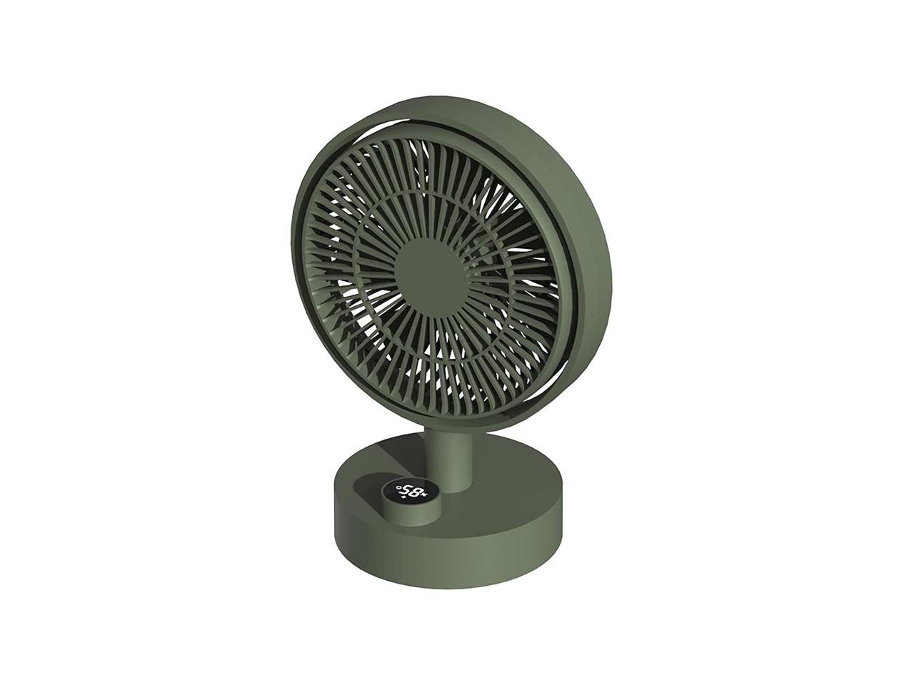 Nella Milan 7 Inch Portable Fan Powerfull Low Noise 360 with Attachable wall mount 