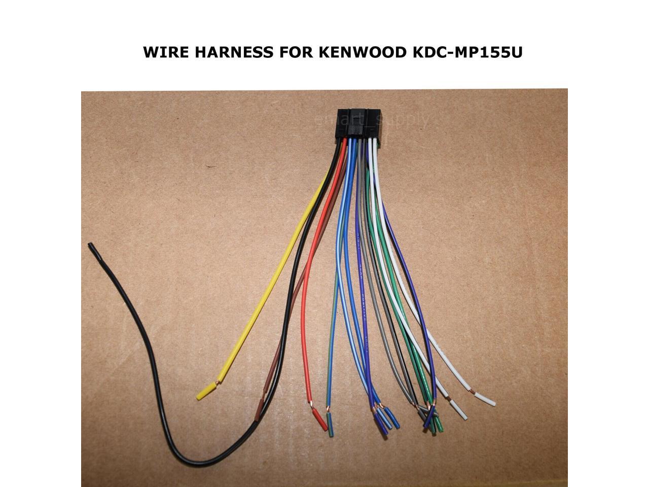 WIRE HARNESS FOR KENWOOD KDC-MP155U KDCMP155U *SHIPS TODAY* 