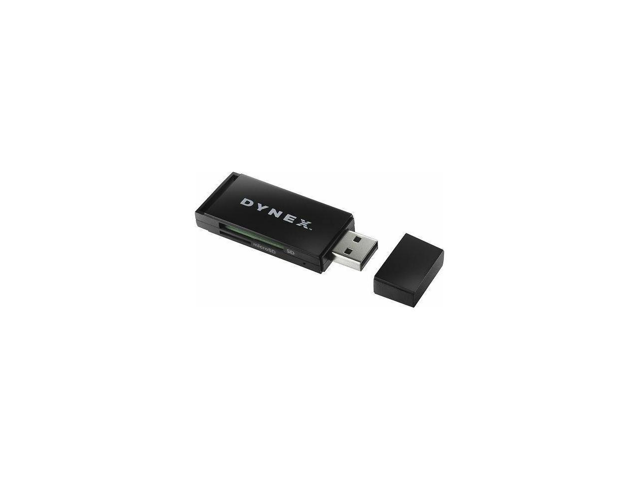 Dynex USB 2.0 2-in-1 Memory Card Reader DX-CR112 