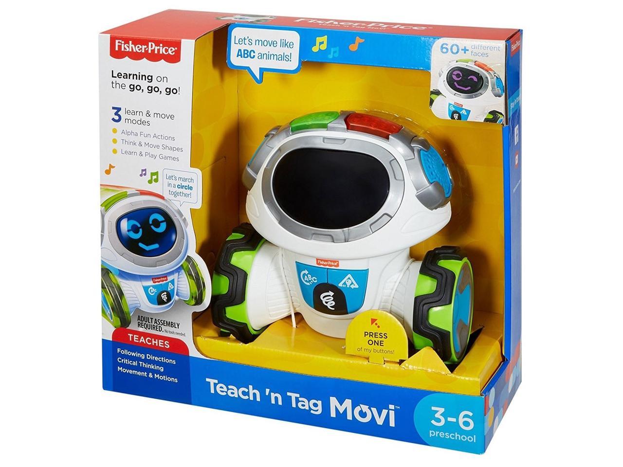 Fisher-Price Think & Learn Teach 'n Tag Movi Interactive Learning Robot 