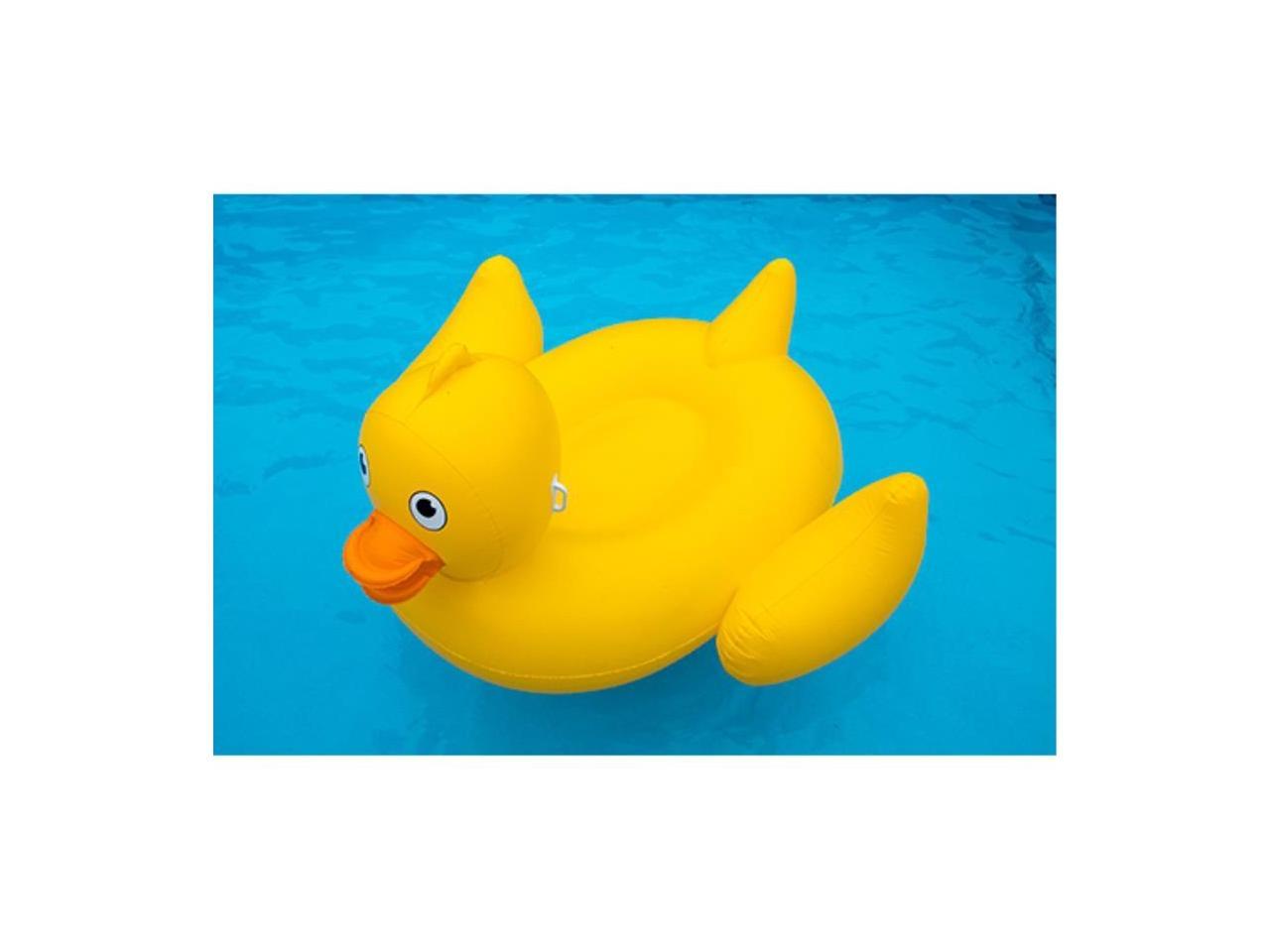 large rubber duck pool float