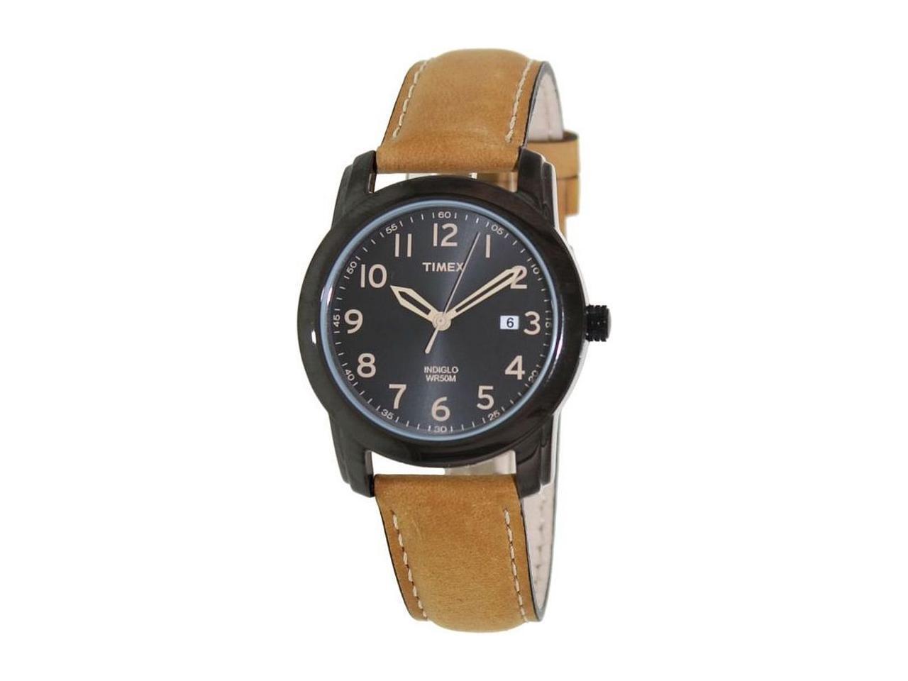 timex leather band