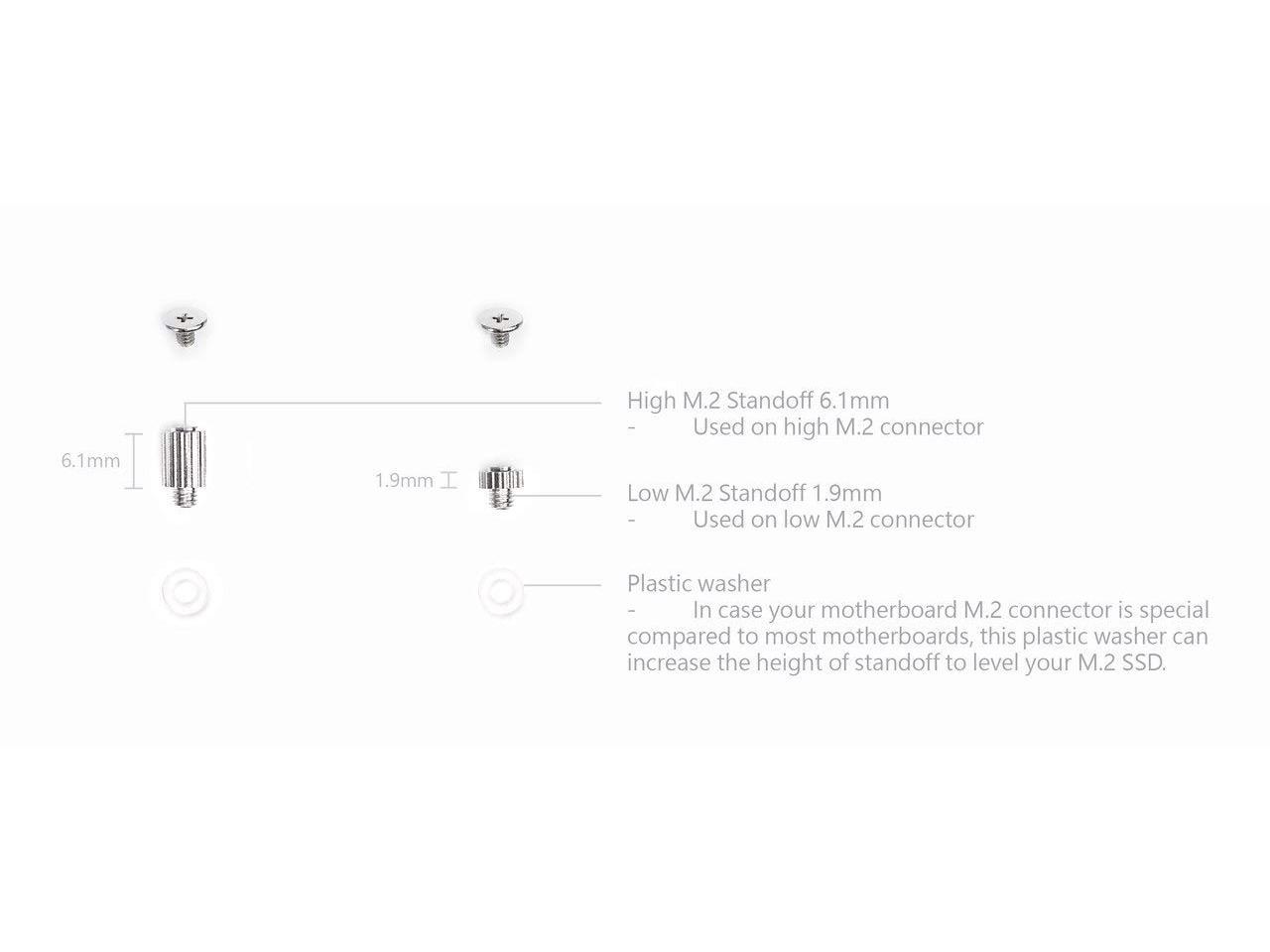 Micro Connectors M2 Ssd Mounting Screws Kit For Gigabyte And Msi Motherboards L02 M2g Kit 9434