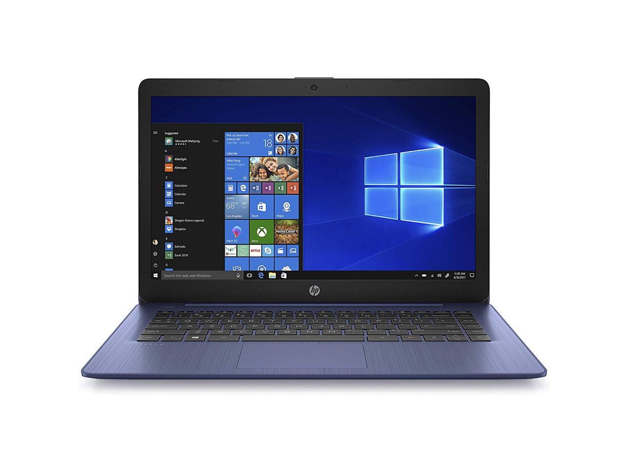 Hp Laptop Stream Amd A4 9120e 4gb Memory 32 Gb Emmc Ssd Amd Radeon R3 Series 140 Windows 10 In 2065