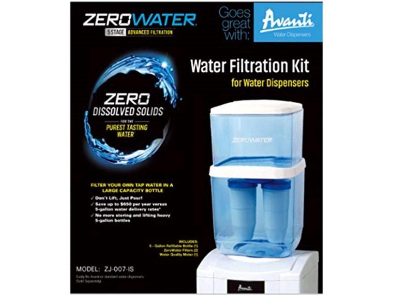 Avanti ZJ007IS ZeroWater Water Bottle Kit, White