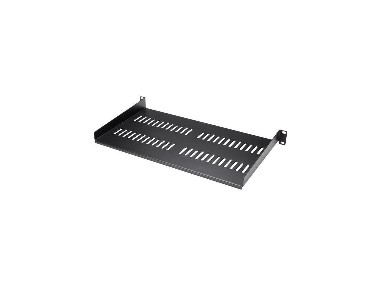 StarTech CABSHELFV1U 1U Rack Shelf 10" Deep Steel Vented Rack
