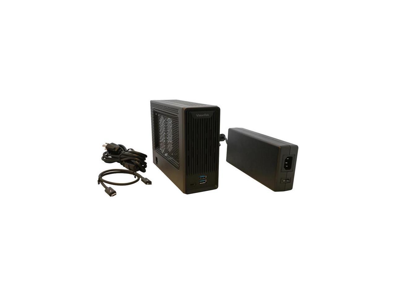 visiontek thunderbolt™ 3 egfx external gpu enclosure