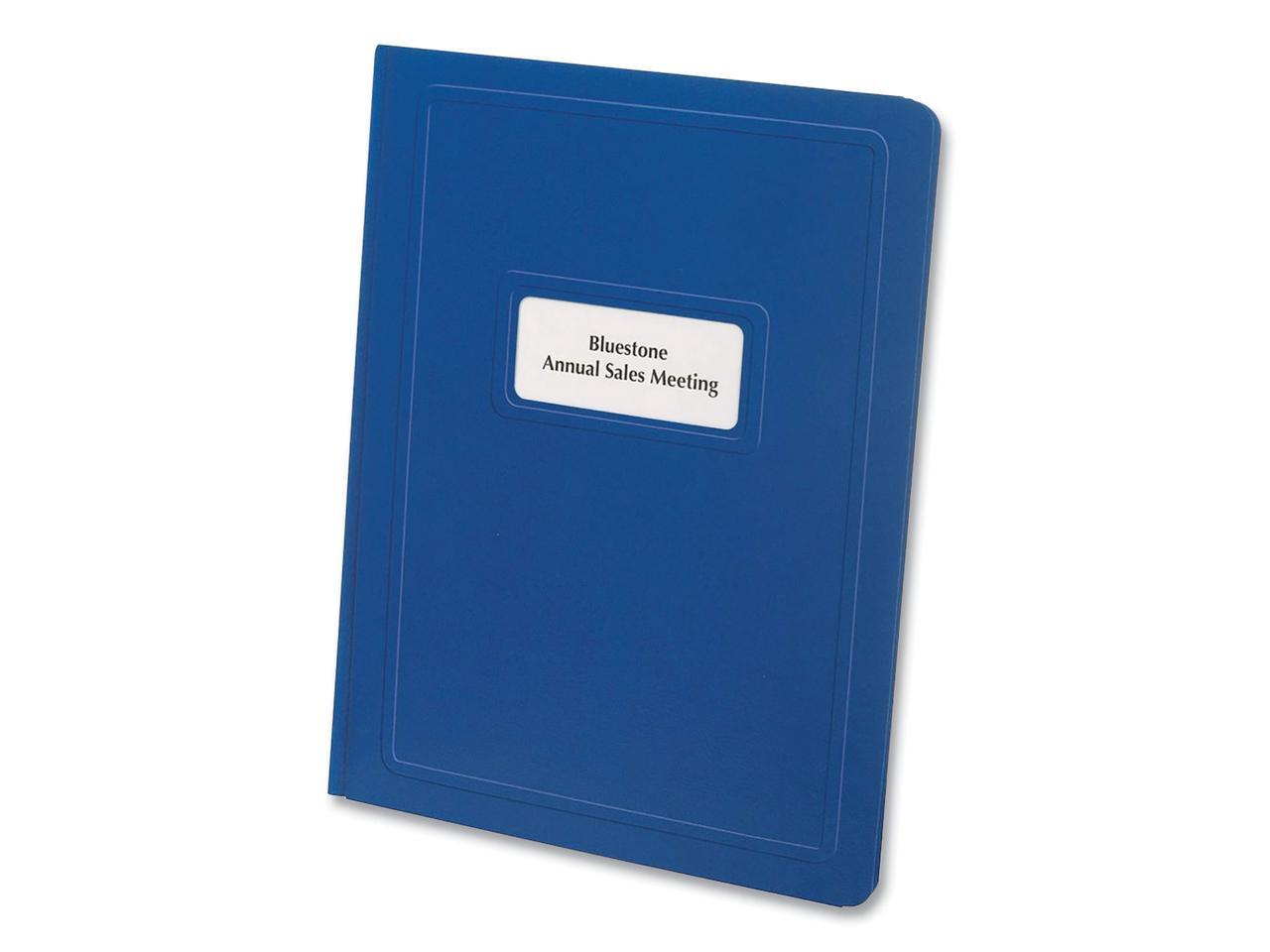 Oxford 58602 Paper Report Cover, Tang Clip, Letter, 1/2" Capacity