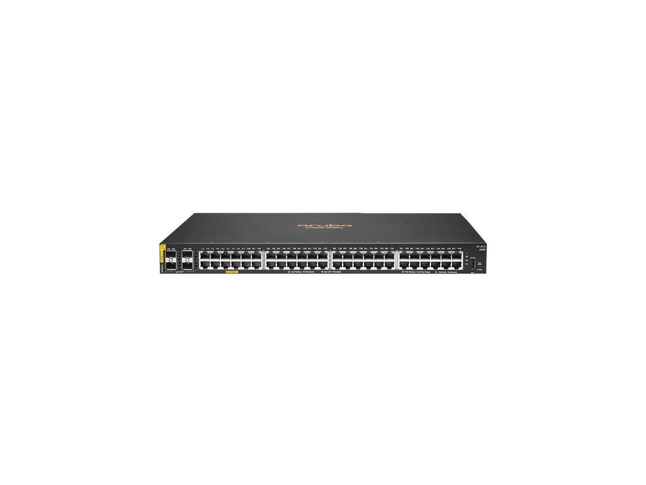 HPE Aruba 6000 R8N85A#ABA 48G Class4 PoE 4SFP 370W Switch - Newegg.com