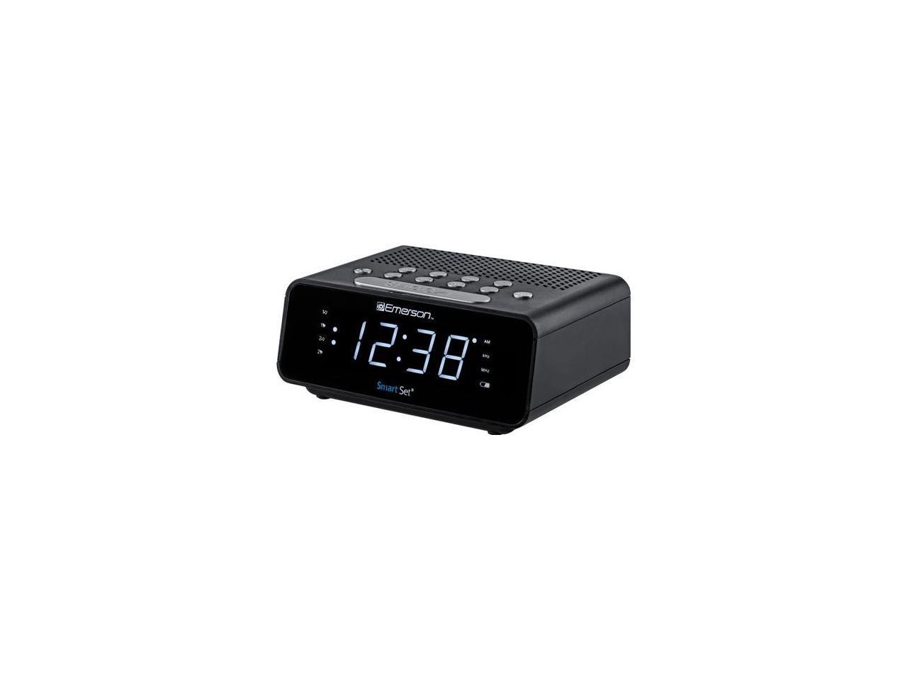 Emerson SmartSet ER100101 Desktop Clock Radio AM, FM