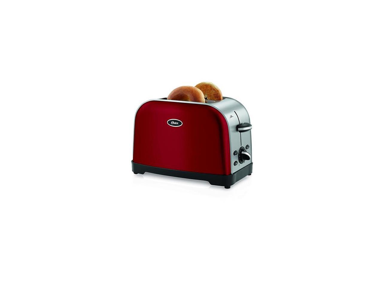 Oster 2Slice Toaster, Red Metallic TSSTTRWF2R