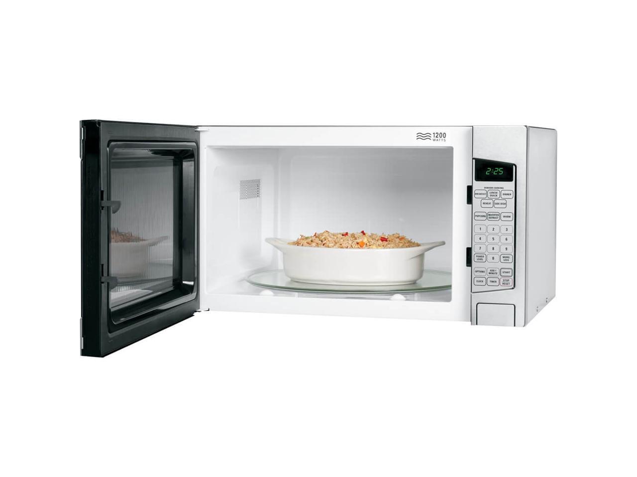 GE Profile JES2251SJ 2.2 Cu. Ft. Stainless Counter Top Microwave Oven