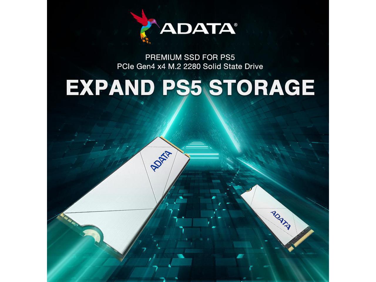 ADATA PREMIUM SSD FOR PS5 2TB PCIe Gen4 x4 M.2 2280 Internal Solid