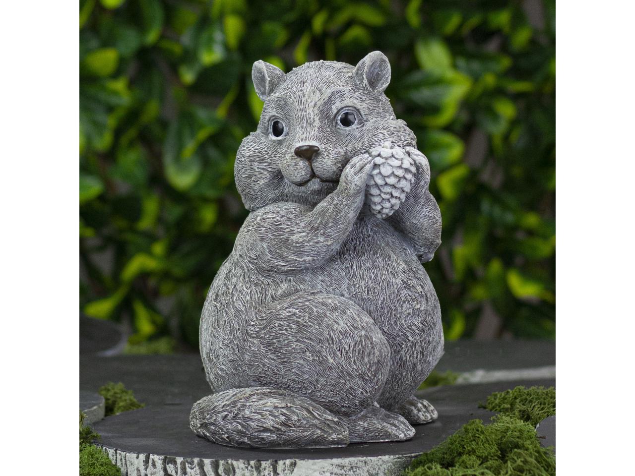 8.75" Pudgy Pals Chipmunk Outdoor Garden Statue - Newegg.com