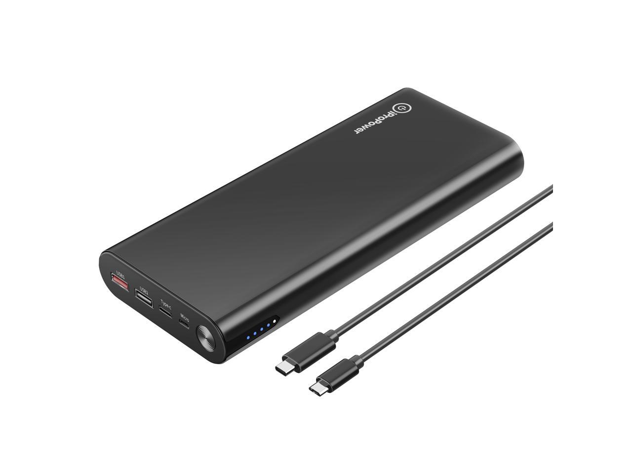 100Wh USBC PD Power Bank 27000mAh, iProPower Portable External Battery