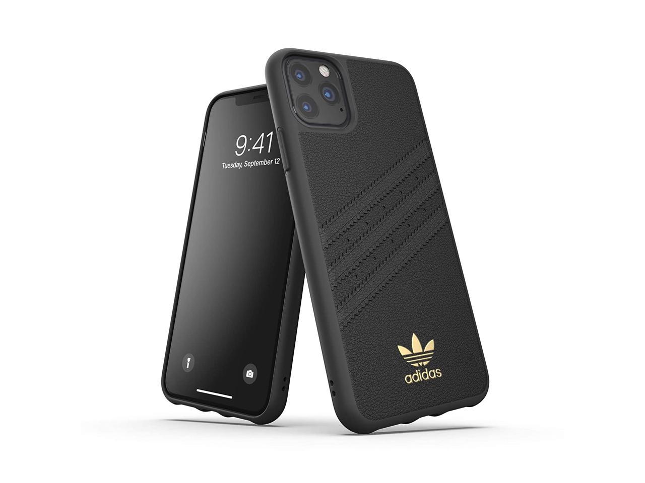 Adidas Originals Compatible With Iphone 11 Pro Max Case Protective Premium Moulded Phone Case Black Gold Newegg Com