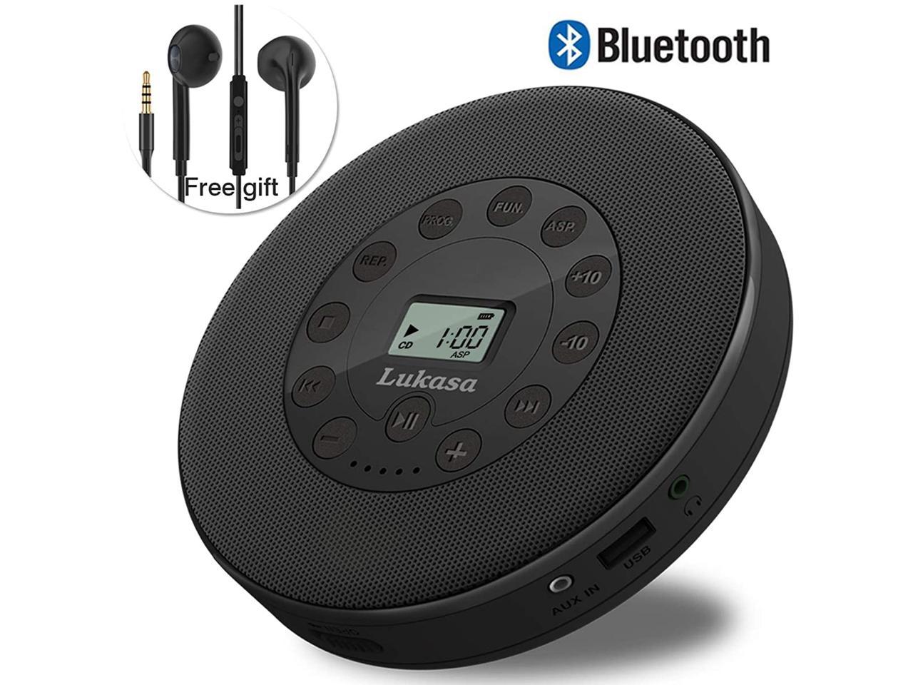 Портативный CD плеер с Bluetooth. Portable CD Player Bluetooth Speaker stereo. Портативный CD проигрыватель с Bluetooth. Bluetooth-CD-плеер Lukasa купить.