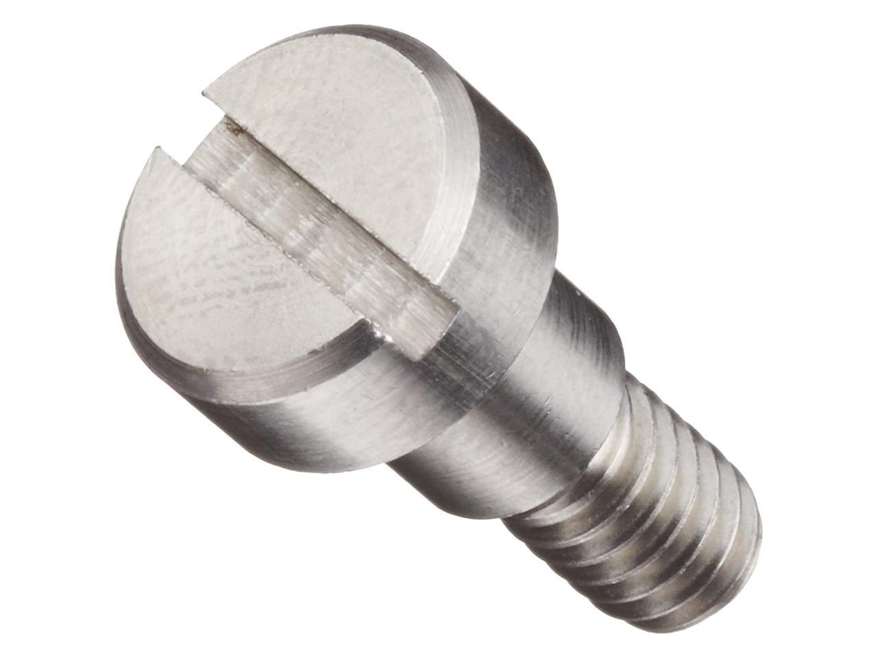 250//Bulk Pkg. Stainless Steel 4-40x3//8 Slotted Shoulder Screw