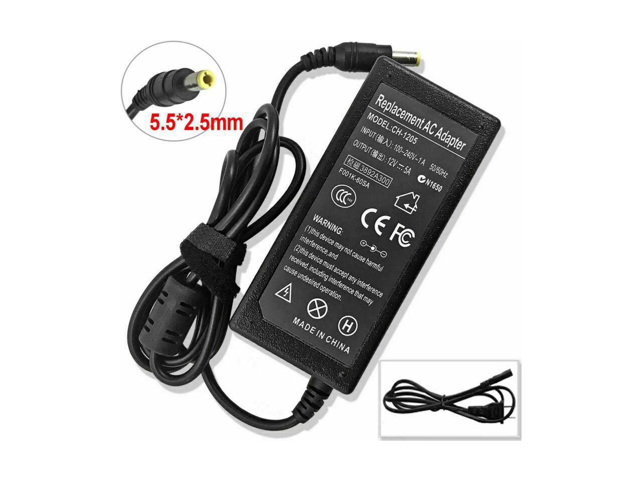 AC Adapter Charger Power Supply For Elo ET1925L-8SWA-1​-G LCD Monitor 12V 5A 60W 