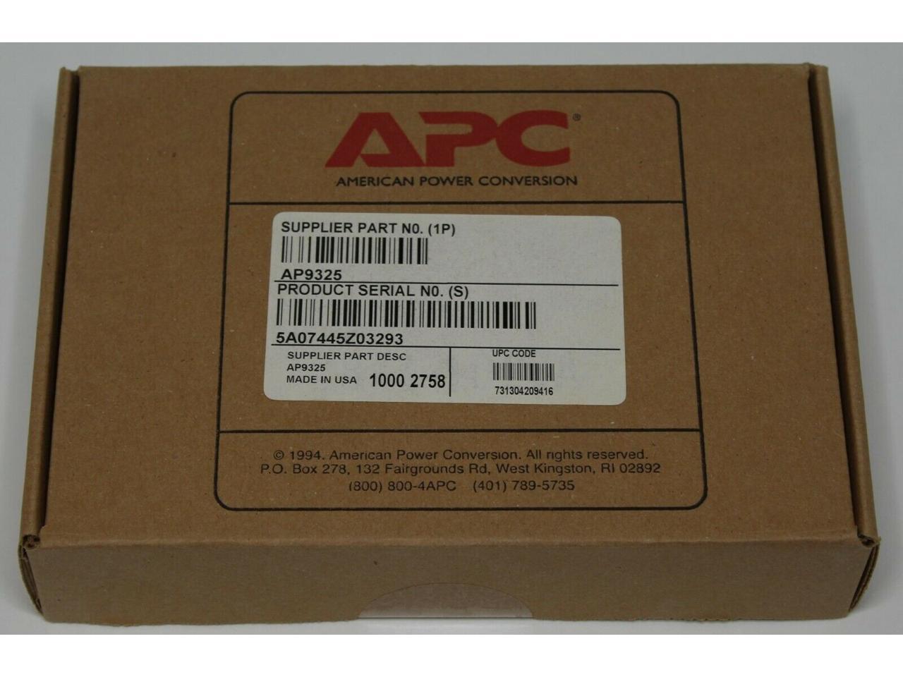 0円 【新作からSALEアイテム等お得な商品満載】 APC AP9325 Leak Sensor