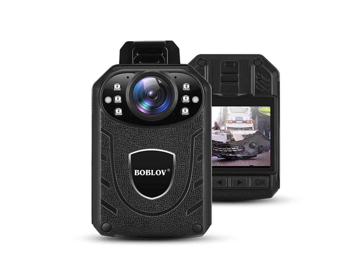 Tegenstander Aan boord Kwijtschelding BOBLOV KJ21 Body Camera, 1296P Body Wearable Camera Support Memory Expand  Max 128G 8-10Hours Recording Police Body Camera Lightweight and Portable  Easy to Operate Clear NightVision (Card not Included) - Newegg.com