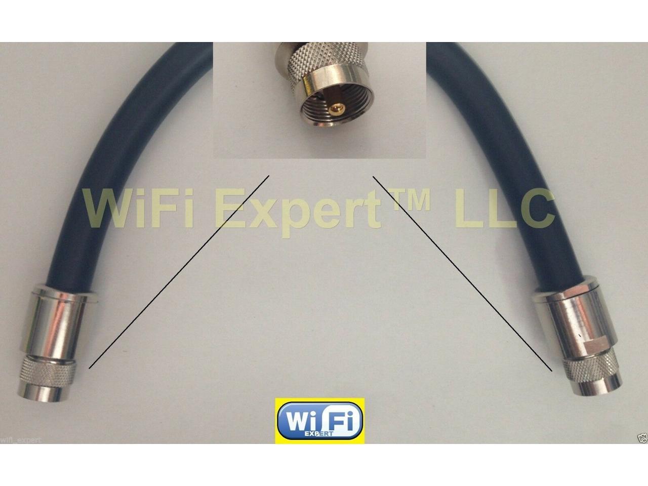 1-30' RFC400 Antenna Jumper Patch Coax Cable PL-259 Connectors CB HAM RF GPS 