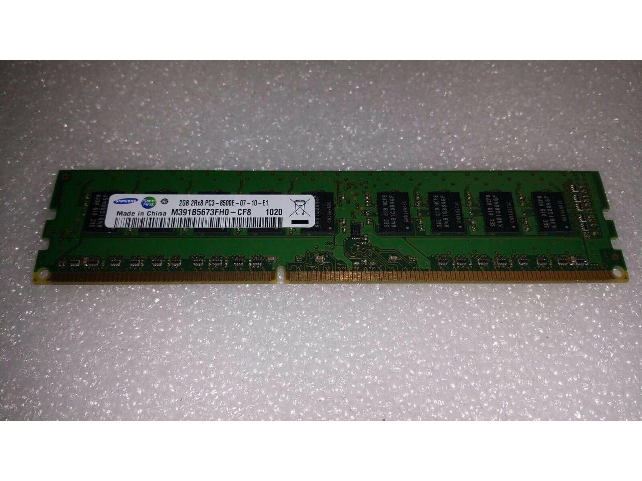 2GB Samsung M391B5673EH1-CF8 PC3-8500E 1066MHz DDR3 2Rx8 ECC Server Memory RAM 