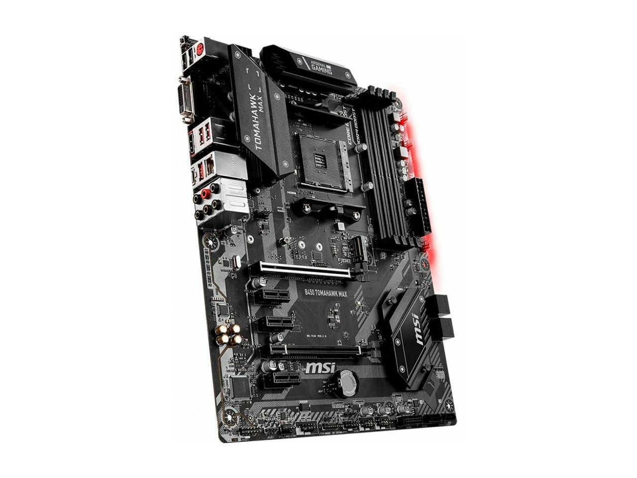 MSI - B450 TOMAHAWK MAX (Socket AM4) USB-C Gen2 AMD ...