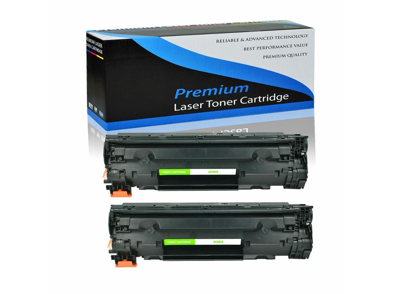 Black 83A 2 Pack CF283A Toner Cartridge For HP LaserJet Pro M201dw M225dw MFP Printer Black 83A 2 Pack CF283A Toner Cartridge For HP LaserJet Pro M201dw M225dw MFP Printer