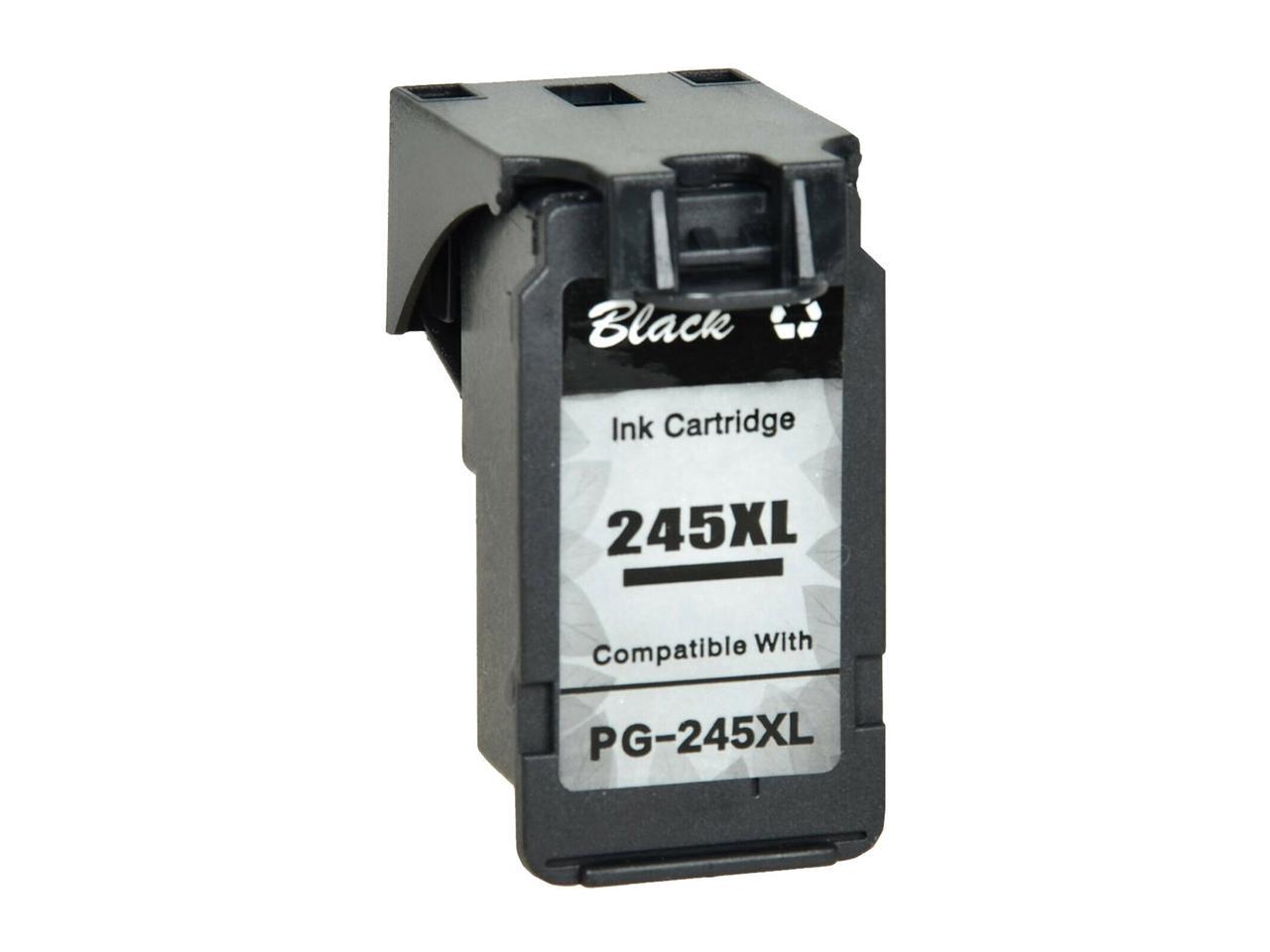 Refurbished: PG-245 XL High Capacity Black Ink Cartridge for Canon PIXMA MG Printers 12ml 
