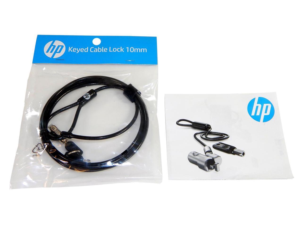 HP Keyed Cable Lock, 10 mm (T1A62AA) Newegg.ca