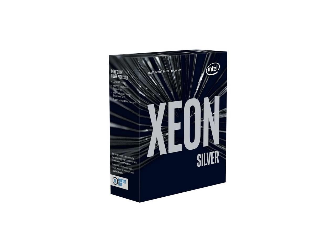 Intel Xeon Silver 4210 10-Core, 20-Thread, 2.2 GHz (3.2 GHz Turbo 