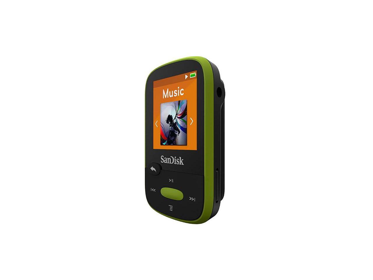 SANDISK SDMX24008GA46L 8GB 1.44" Clip Sport MP3 Player (Lime